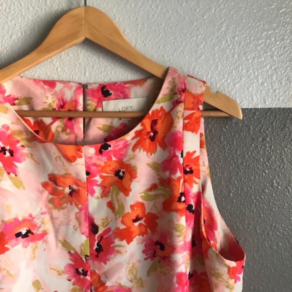 LOFT Floral Sleeveless Women's Top
